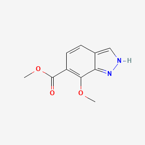 molecular formula C10H10N2O3 B1436520 Methyl 7-methoxy-1H-indazole-6-carboxylate CAS No. 907190-29-8