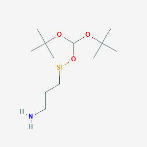 molecular formula C12H27NO3Si B14365217 CID 18755634 