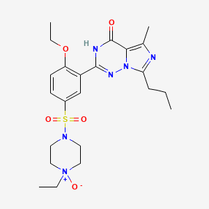 molecular formula C23H32N6O5S B1436522 Vardenafil N-oxide CAS No. 448184-48-3