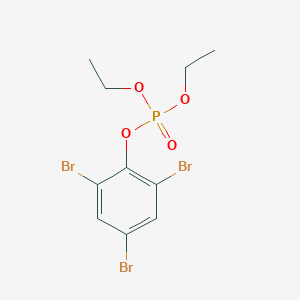 molecular formula C10H12Br3O4P B14365232 Diethyl 2,4,6-tribromophenyl phosphate CAS No. 90869-44-6