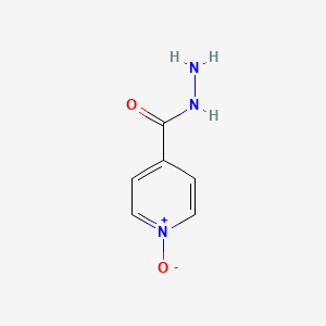 molecular formula C6H7N3O2 B1436528 4-(Hydrazinecarbonyl)pyridin-1-ium-1-olate CAS No. 6975-73-1