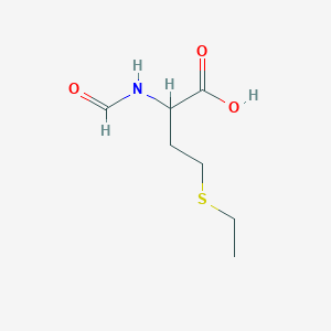 molecular formula C7H13NO3S B143653 N-甲酰基-DL-蛋氨酸 CAS No. 126872-00-2