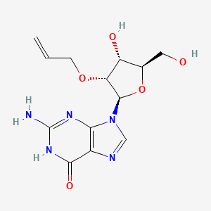 molecular formula C13H17N5O5 B1436535 2'-O-Allylguanosine CAS No. 133766-28-6