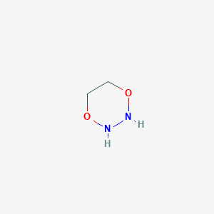 molecular formula C2H6N2O2 B14365435 1,4,2,3-Dioxadiazinane CAS No. 91524-11-7