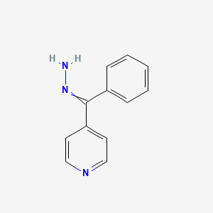 molecular formula C12H11N3 B14365445 4-Benzoylpyridine hydrazone CAS No. 91396-85-9