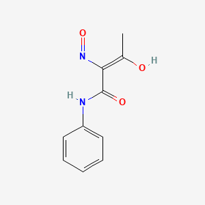 molecular formula C10H10N2O3 B1436552 (2Z)-2-(hydroxyimino)-3-oxo-N-phenylbutanamide CAS No. 2352-40-1