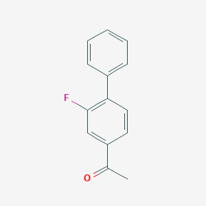 molecular formula C14H11FO B143656 4-Acetyl-2-fluorobiphenyl CAS No. 42771-79-9