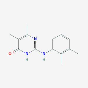 2-[(2,3-dimethylphenyl)amino]-5,6-dimethylpyrimidin-4(3H)-one