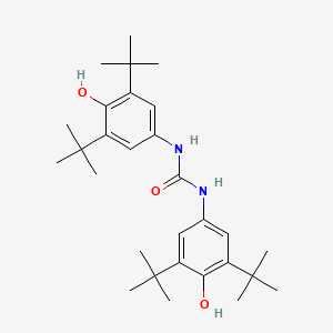 molecular formula C29H44N2O3 B14365703 N,N'-Bis(3,5-di-tert-butyl-4-hydroxyphenyl)urea CAS No. 90936-76-8