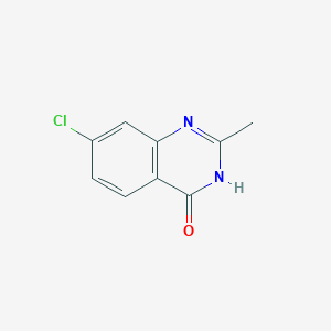 molecular formula C9H7ClN2O B1436579 7-Chloro-2-methylquinazolin-4-ol CAS No. 7012-88-6