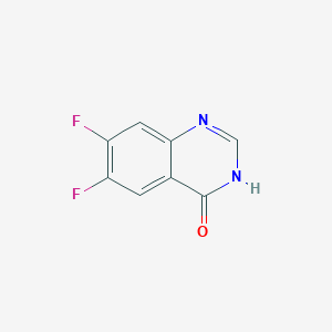 molecular formula C8H4F2N2O B1436580 6,7-Difluoroquinazolin-4(3H)-one CAS No. 205259-37-6