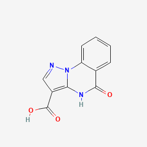 5-oxo-1H,5H-pyrazolo[1,5-a]quinazoline-3-carboxylic acid