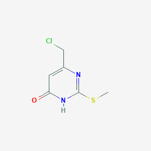 6-(chloromethyl)-2-(methylthio)pyrimidin-4(3H)-one