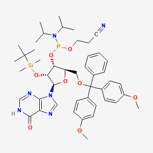 2'-O-(tert-Butyldimethylsilyl)-3'-O-[(diisopropylamino)(2-cyanoethoxy)phosphino]-5'-O-(4,4'-dimethoxytrityl)inosine