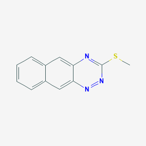 molecular formula C12H9N3S B14365966 Methyl naphtho[2,3-e][1,2,4]triazin-3-yl sulfide CAS No. 90914-04-8