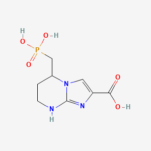 5-(Phosphonomethyl)-1,5,6,7-tetrahydroimidazo[1,2-a]pyrimidine-2-carboxylic acid