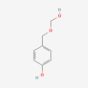 molecular formula C8H10O3 B14366005 4-((Hydroxymethoxy)methyl)phenol CAS No. 90352-27-5