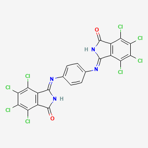 molecular formula C22H6Cl8N4O2 B1436609 Pigment Yellow 110 CAS No. 5590-18-1
