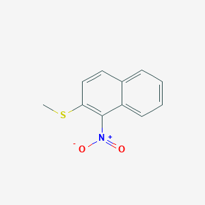 molecular formula C11H9NO2S B14366101 2-(Methylsulfanyl)-1-nitronaphthalene CAS No. 90104-77-1