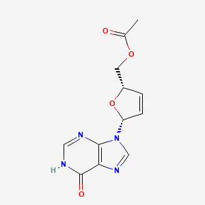 2',3'-Didehydro-2',3'-dideoxyinosine-5'-acetate
