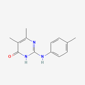5,6-dimethyl-2-[(4-methylphenyl)amino]pyrimidin-4(3H)-one