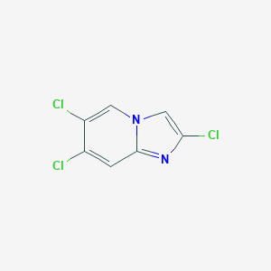 molecular formula C7H3Cl3N2 B143662 2,6,7-Trichloroimidazo[1,2-A]pyridine CAS No. 131773-47-2