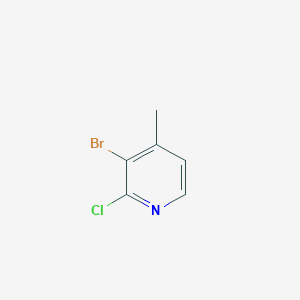molecular formula C6H5BrClN B1436628 3-Bromo-2-chloro-4-methylpyridine CAS No. 55404-31-4