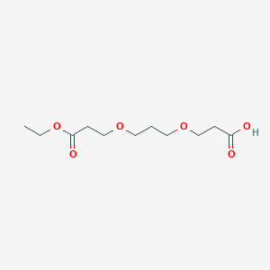 molecular formula C11H20O6 B1436633 3-(3-(3-Ethoxy-3-oxopropoxy)propoxy)propanoic acid CAS No. 886362-92-1