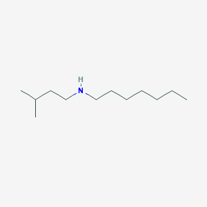 molecular formula C12H27N B14366353 N-(3-Methylbutyl)heptan-1-amine CAS No. 90934-62-6