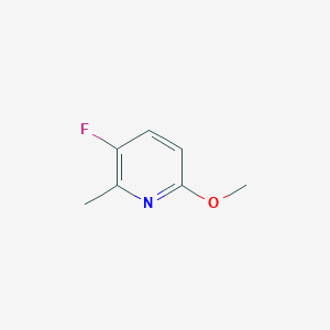 molecular formula C7H8FNO B1436639 5-Fluoro-2-methoxy-6-methylpyridine CAS No. 375368-86-8