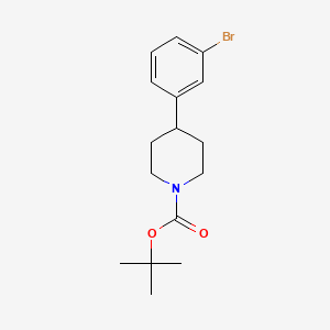 molecular formula C16H22BrNO2 B1436644 4-(3-溴苯基)-1-N-Boc-哌啶 CAS No. 886362-62-5