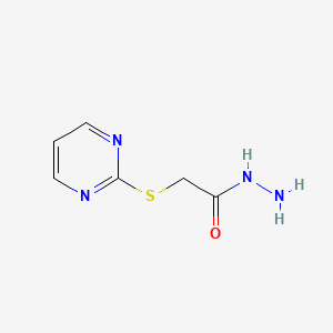 molecular formula C6H8N4OS B1436649 2-(Pyrimidin-2-ylsulfanyl)acetohydrazide CAS No. 60458-70-0
