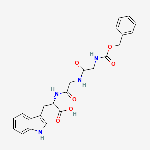 molecular formula C23H24N4O6 B1436655 Z-Gly-gly-trp-OH CAS No. 83798-91-8
