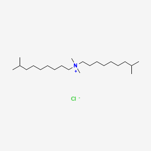 molecular formula C22H48ClN B14366555 Diisodecyldimethylammonium chloride CAS No. 91490-94-7