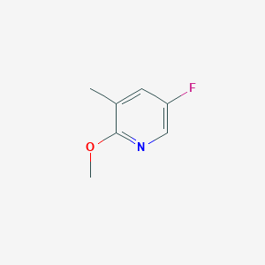 molecular formula C7H8FNO B1436659 5-Fluoro-2-methoxy-3-methylpyridine CAS No. 884494-89-7