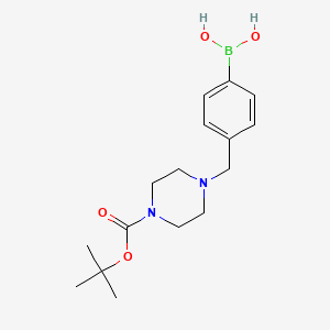 (4-((4-(tert-Butoxycarbonyl)piperazin-1-yl)methyl)phenyl)boronic acid