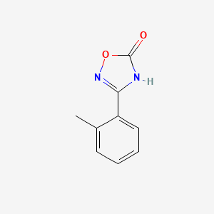 molecular formula C9H8N2O2 B1436680 3-(2-Methylphenyl)-4,5-dihydro-1,2,4-oxadiazol-5-one CAS No. 26925-60-0