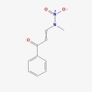 molecular formula C10H10N2O3 B14366824 N-Methyl-N-(3-oxo-3-phenylprop-1-en-1-yl)nitramide CAS No. 90104-59-9