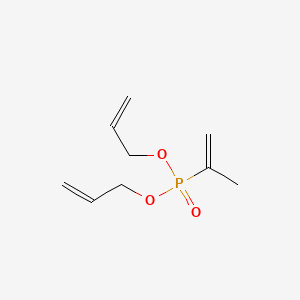 molecular formula C9H15O3P B14366844 Diprop-2-en-1-yl prop-1-en-2-ylphosphonate CAS No. 90769-58-7