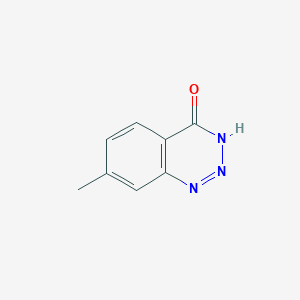 molecular formula C8H7N3O B1436686 7-Methyl-3,4-dihydro-1,2,3-benzotriazin-4-one CAS No. 176260-30-3