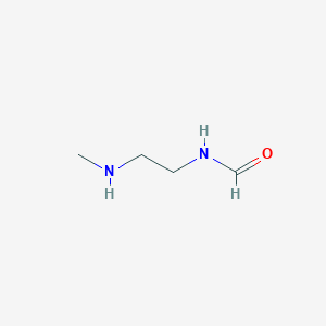 molecular formula C4H10N2O B14366934 N-[2-(Methylamino)ethyl]formamide CAS No. 90784-33-1