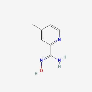 molecular formula C7H9N3O B1436698 N-羟基-4-甲基吡啶-2-甲酰胺 CAS No. 478489-76-8