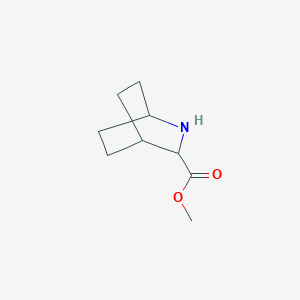 molecular formula C9H15NO2 B14367029 Methyl 2-azabicyclo[2.2.2]octane-3-carboxylate CAS No. 90104-00-0