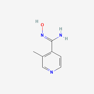 molecular formula C7H9N3O B1436703 N-Hydroxy-3-methyl-isonicotinamidine CAS No. 22926-86-9