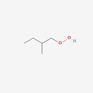 molecular formula C5H12O2 B14367043 2-Methylbutane-1-peroxol CAS No. 90325-04-5