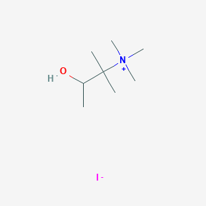 molecular formula C8H20INO B14367083 3-Hydroxy-N,N,N,2-tetramethylbutan-2-aminium iodide CAS No. 92596-53-7