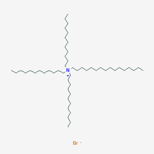 molecular formula C52H108BrN B14367088 N,N,N-Tridodecylhexadecan-1-aminium bromide CAS No. 93906-67-3