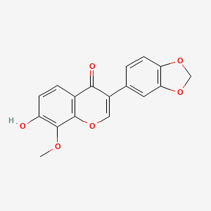 molecular formula C17H12O6 B14367157 Maximaisoflavone E CAS No. 94413-09-9