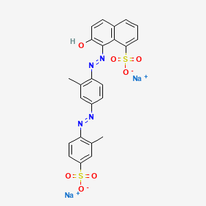 molecular formula C24H18N4Na2O7S2 B1436720 Crocein Scarlet 7B CAS No. 6226-76-2