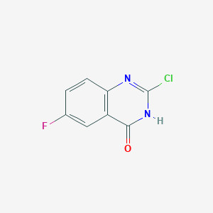 molecular formula C8H4ClFN2O B1436733 2-氯-6-氟喹唑啉-4(3H)-酮 CAS No. 769158-12-5